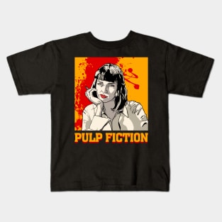 Uma Thurman pulp fiction Kids T-Shirt